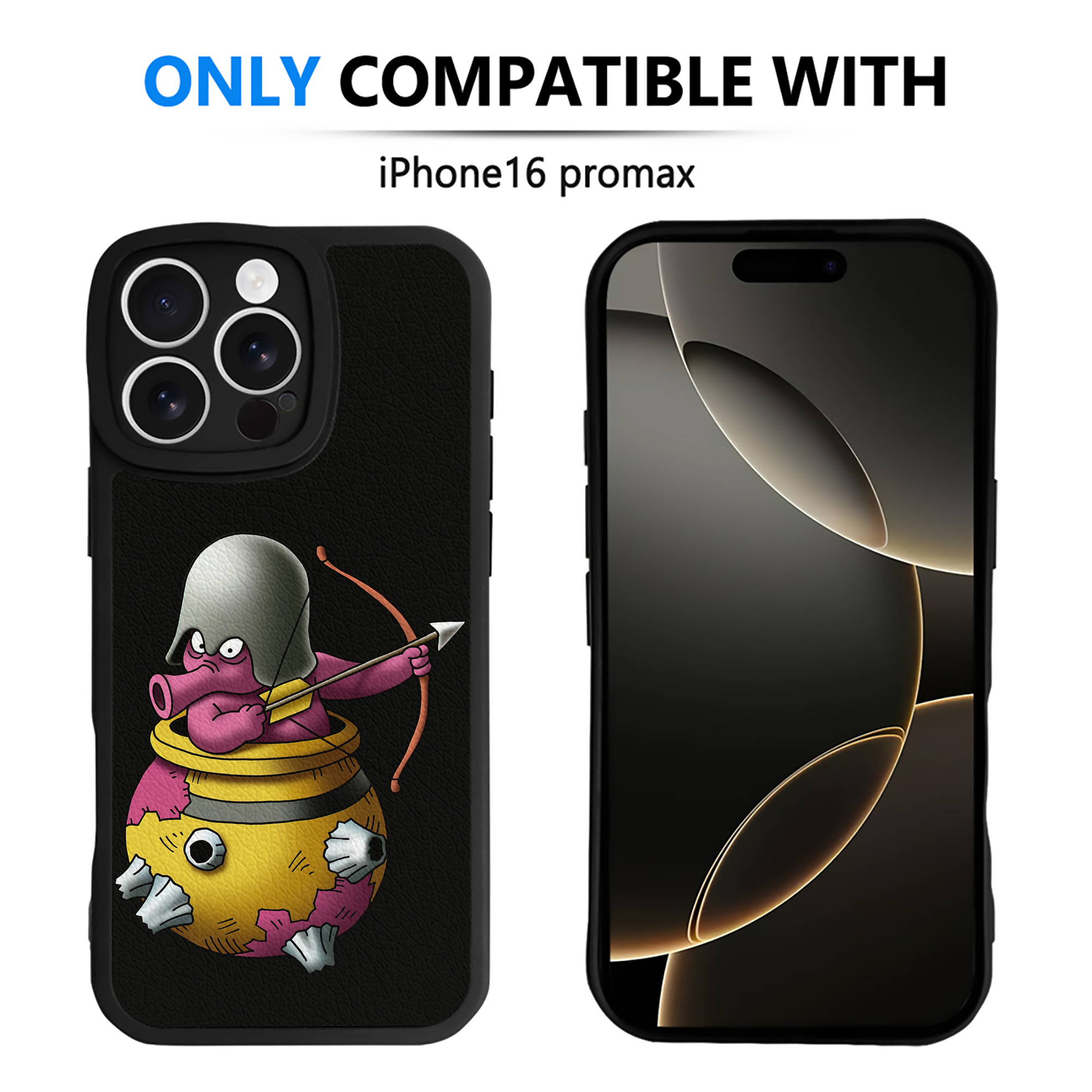 （画像用） ドラゴンクエスト Doragon Kuesuto Dragon Quest 【iPhone 16シリーズ対応】シリコンスマホケース（レザー調） 材質：シリコン